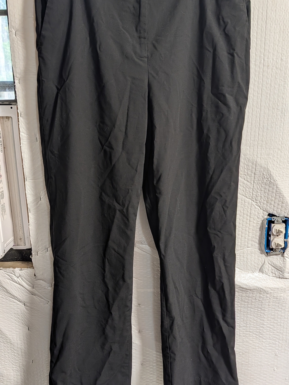 Lands' End Black Straight-Leg Women's Trousers